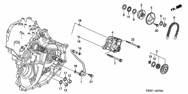 AT Oil Pump for 2005 Honda Civic #0