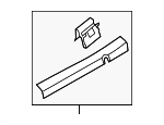 858711R0009Y - Body: Front Sill Plate for Hyundai: Accent Image