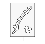 970552525002S0 - Body: Cluster Trim for Porsche: Panamera Image