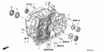21111RDG020 - Transmission - Automatic: CASE, TORQUE CONVERTER for Honda Image