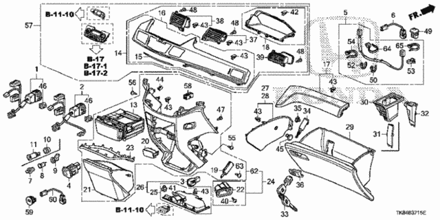 Instrument Panel Garnish (Passenger Side) for 2012 Honda Odyssey #0