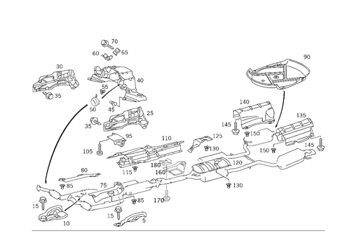 Screening Plates for 1998 Mercedes-Benz CL500 #0