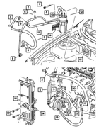 6036487AA - Air Conditioning &amp; Heater: Accumulator Line Mtg. Screw And Washer for Mopar Image