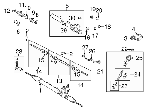 Steering Gear & Linkage for 2001 Lexus IS300 | Lexus of