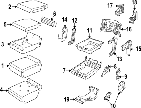 Front Seat Components for 2024 Ram 3500 #0