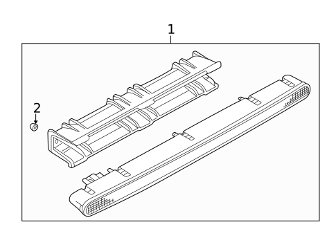 High Mounted Stop Lamp for 2000 Volkswagen Cabrio #0