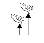 S47P64345 - Body: Crash Pad Retainer Clip for Mazda: 2, 3, 5, 6, CX-3, CX-30, CX-5, CX-50, CX-7, CX-9, Miata, MX-30 EV, MX-5 Miata, RX-8 Image