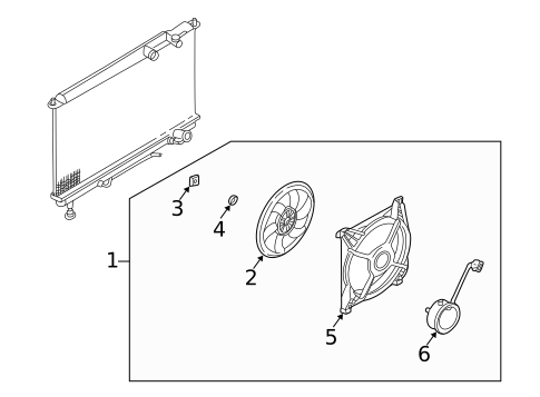 Cooling Fan for 2005 Kia Optima #0