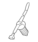 61136918746 - Electrical: Washer Hose Strap for BMW: X5, X6 Image