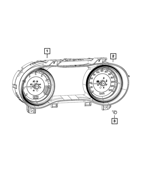 Instrument Panel Cluster for 2015 Jeep Cherokee #0