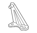 55113747AA - Body: Mount Bracket for Dodge: Durango | Jeep: Grand Cherokee, Grand Cherokee WK Image