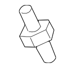 5097580AA - Body: Wiper Frame Insulator for Chrysler: Crossfire Image