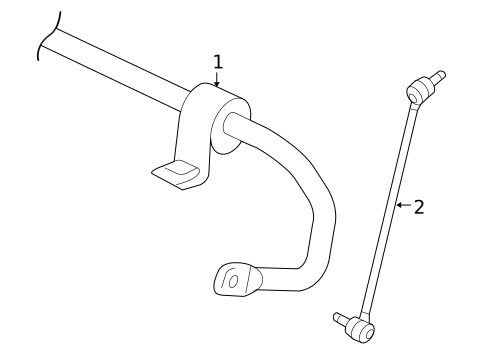 Stabilizer Bar & Components for 2006 Volkswagen GTI #1