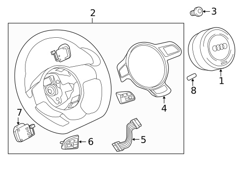 Switches for 2014 Audi RS5 #1