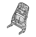 HFA501390 - Body: Seat Back Frame for Land Rover: Range Rover Image