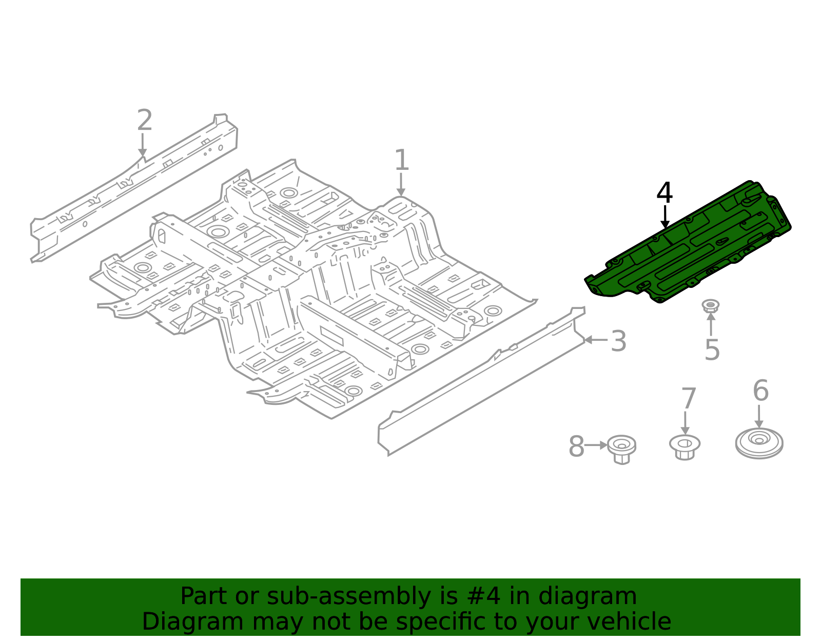 2018-2023 Hyundai Kona Under Cover 84145-J9000 | OEM Parts