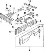 8944369341 - : Floor Pan Stay for Isuzu Image