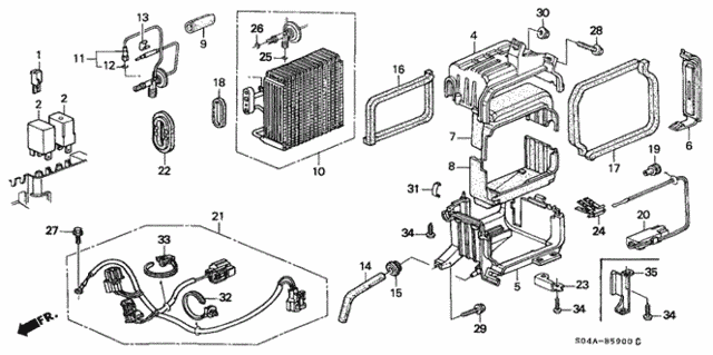 A/C Unit for 1998 Honda Civic #0