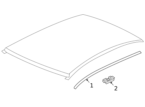 Exterior Trim - Roof for 2016 Chevrolet Cruze Limited #0