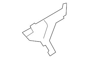 8S0807572 - Body: Bumper Cover Support Rail for Audi Image