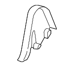 FT4Z5867461AM - Body: Hinge Cover for Lincoln: MKX, Nautilus Image