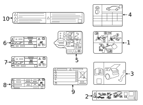 Labels for 2023 Ford Escape #0