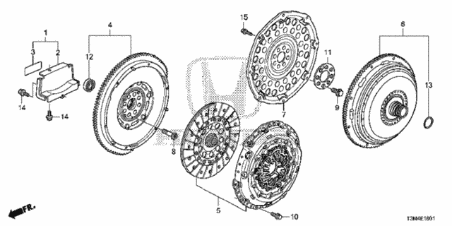 Clutch - Torque Converter (V6) for 2017 Honda Accord #0