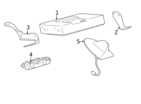 Communication System Components for 2017 Lexus ES350 #1