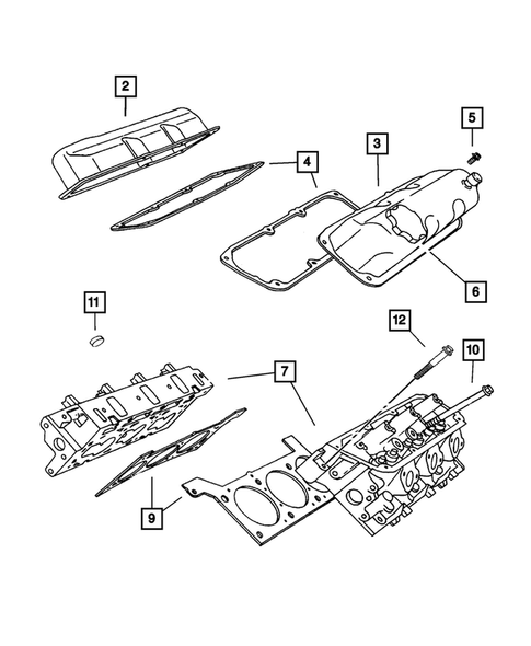 Cylinder Head for 2003 Dodge Caravan #0