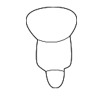 849360W000 - : Floor Mat Clip for Nissan Image