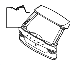 31690806 - Body: Lift Gate for Volvo: V90, V90 Cross Country Image