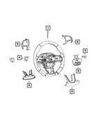 7AW05DX9AA - Steering: Steering Wheel for Mopar Image image