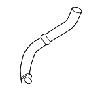 992145708A - Cooling System: Lower Press Hose for Porsche Image