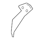 2076400131 - Body: Rear Body Panel Bracket for Mercedes-Benz Image