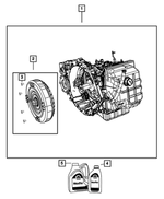 RX039260AB - : Torque Converter Package, Remanufactured, Export for Chrysler: Sebring | Dodge: Avenger Image