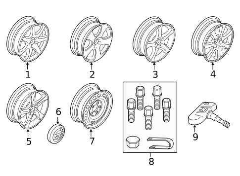 Wheels for 2015 Volvo V60 Cross Country #2