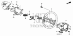 90178SNAA81 - Chassis: SCREW, TAPPING (3X10) (PO) for Honda Image