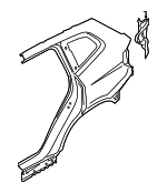 41007955005 - : Quarter Panel for BMW: X5 Image