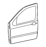 1637201505 - Body: Door Shell for Mercedes-Benz Image