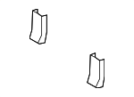 891311F000EZ - Body: Hinge Cover for Kia Image