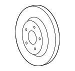 68463428AA - Brakes: Rotor for Jeep: Grand Cherokee, Grand Cherokee L Image