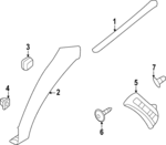 LR182595 - : Wheel Opening Molding for Land-Rover Image