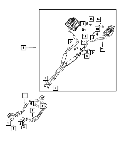 Exhaust System for 2022 Chrysler 300 #0