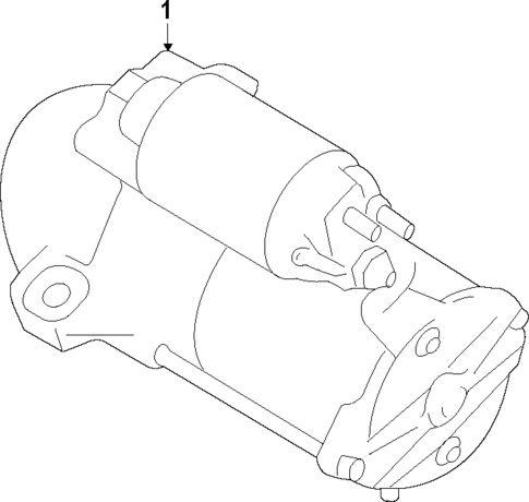 Starter for 2016 Ford Police Interceptor Utility #1