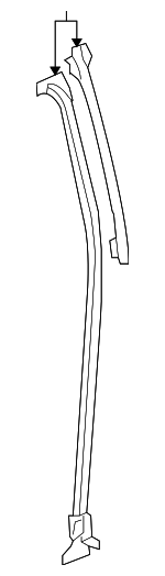 55359397AG - Body: Door Weather-strip for Mitsubishi Image