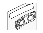 65505A7B2D7 - Body: Display Unit for BMW Image