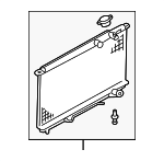 253103F001 - Cooling System: Radiator Assembly for Kia: Amanti Image