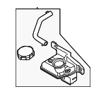 58511KL000 - : 2023-2024 Hyundai Ioniq 6 - Master Cylinder Reservoir for Hyundai: Ioniq 6 Image