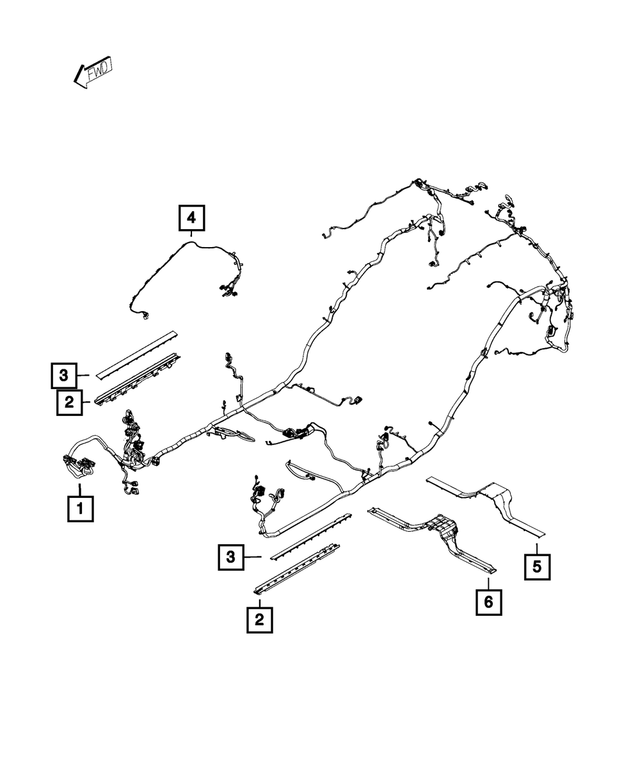 68231254AD - Electrical: Body Wiring for Mopar Image image