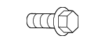 MS100222 - Body: Bumper Cover Bolt for Mitsubishi Image
